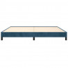 Estructura de cama de terciopelo azul 200x200 cm 5