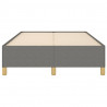 Estructura de cama de tela gris oscuro 120x200 cm 5