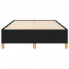 Estrutura de cama sem colchão 120x200 cm tecido preto 5