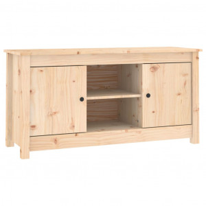 Mueble de TV de madera maciza de pino 103x36.5x52 cm H