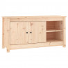 Mueble de TV de madera maciza de pino 103x36.5x52 cm 2