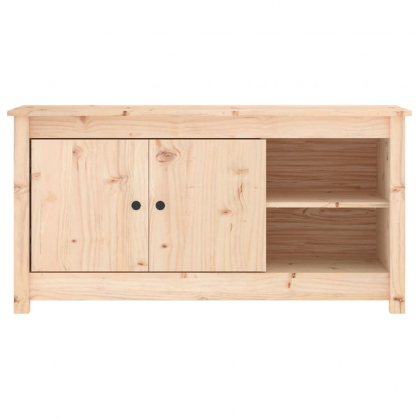 Mueble de TV de madera maciza de pino 103x36.5x52 cm M 3