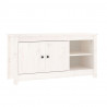 Mueble para TV de madera maciza de pino blanco 103x36.5x52 cm 2