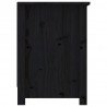 Mueble de TV de madera maciza de pino negro 103x36.5x52 cm 5