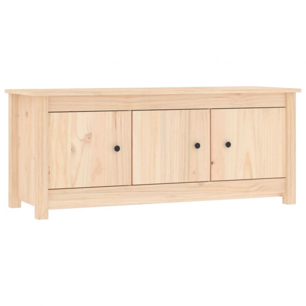 Mueble zapatero de madera maciza de pino 110x38x45.5 cm M 2