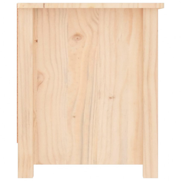 Mueble zapatero de madera maciza de pino 110x38x45.5 cm M 5