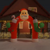 Puerta de arco inflable de Navidad con LED 320 cm 1