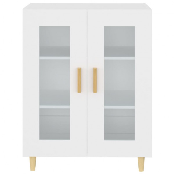 Aparador de madera de ingeniería blanco 69.5x34x90 cm M 5