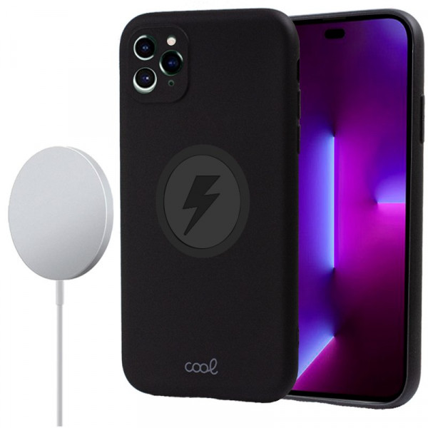 Carcasa COOL Para iPhone 14 Pro Magnética Cover Negro D