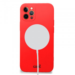 Carcaça COOL Para iPhone 14 Pro tampa magnética vermelho H