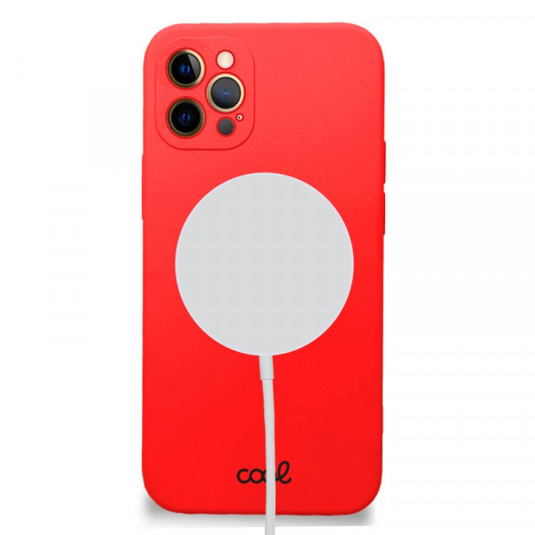 Carcasa COOL Para iPhone 14 Pro Magnética Cover Rojo M 2