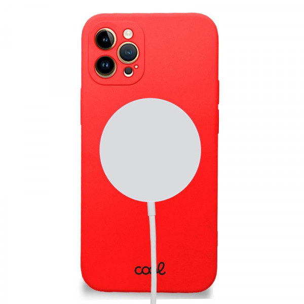 Carcasa COOL Para iPhone 14 Pro Max Magnética Cover Rojo M 2