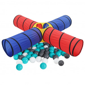 Túnel de juegos para niños con 250 bolas multicolor H
