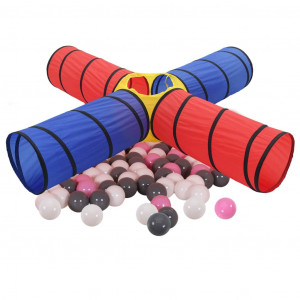 Túnel de juegos para niños con 250 bolas multicolor H