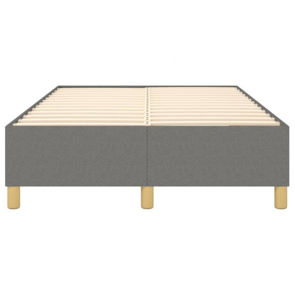 Estrutura de cama sem colchão 120x200 cm tecido cinzento-escuro M 5