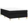 Estructura de cama box spring tela negro 120x200 cm 3