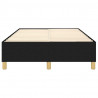 Estructura de cama box spring tela negro 120x200 cm 5