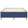 Estrutura de cama sem colchão 120x200 cm tecido azul 5