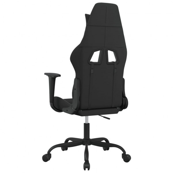 Silla gaming de masaje tela negro y azul M 5