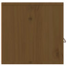 Armario de pared 2 uds madera de pino marrón miel 60x30x30 cm 5