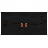 Armarios de pared 2 uds madera maciza de pino negro 60x30x30 cm 4