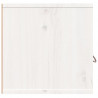 Armario de pared de madera maciza de pino blanco 80x30x30 cm 4