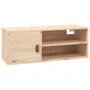 Armario de pared de madera maciza de pino 80x30x30 cm H