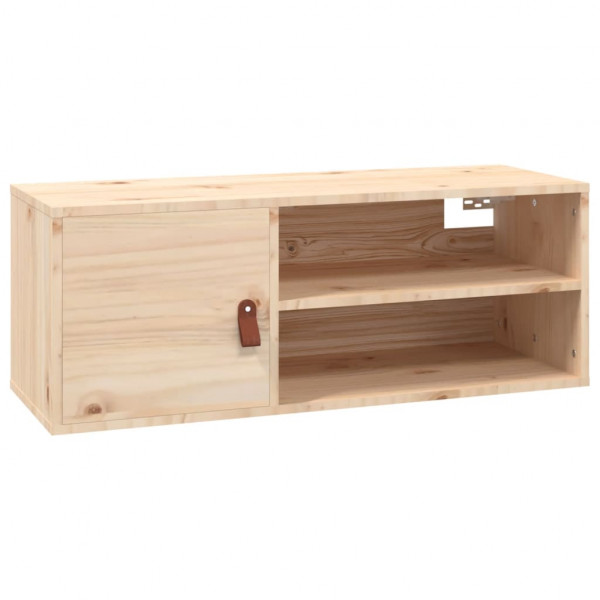Armario de pared de madera maciza de pino 80x30x30 cm M 2