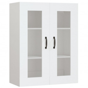Armario de pared colgante blanco 69.5x34x90 cm H