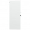 Armário de parede suspenso 69.5x34x90 cm branco 4