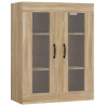 Armario colgante de pared roble Sonoma 69.5x34x90 cm 2