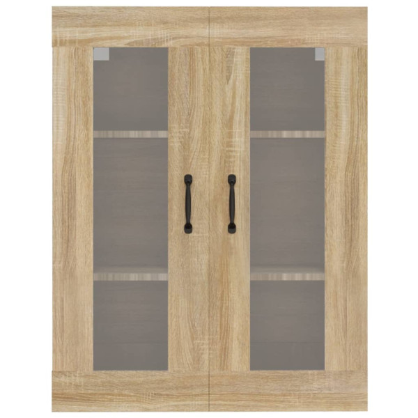 Armario colgante de pared roble Sonoma 69.5x34x90 cm M 3