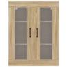 Armario colgante de pared roble Sonoma 69.5x34x90 cm 3