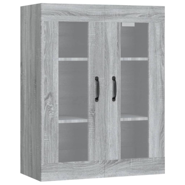 Armario de pared colgante gris Sonoma 69.5x34x90 cm M 2