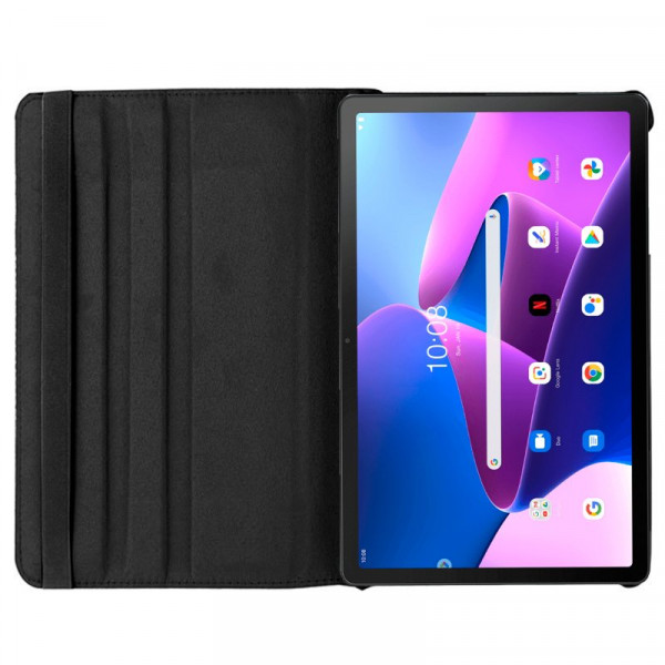 Funda COOL para Lenovo Tab M10 Plus Gen 3 Polipiel Liso Negro M 4