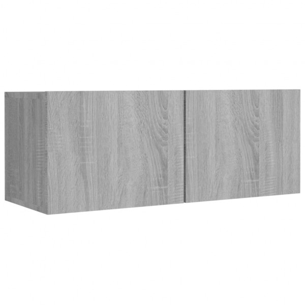 Set de muebles para TV 5 pzas madera contrachapada gris Sonoma M 5