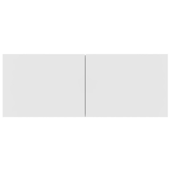 Mueble de pared para TV madera contrachapada blanco M 5