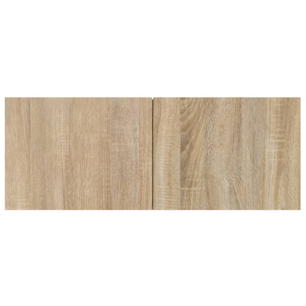 Mueble de pared para TV madera contrachapada color roble sonoma M 5