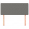 Cabecero de tela gris oscuro 80x5x78/88 cm 3