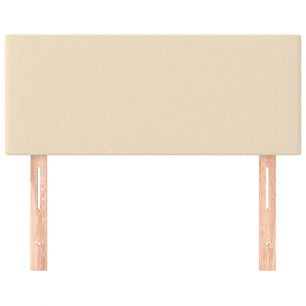 Cabecero de tela color crema 80x5x78/88 cm M 3