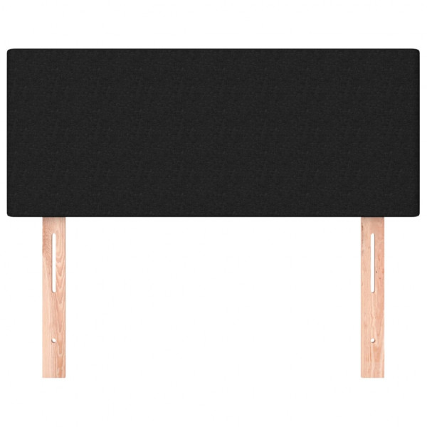 Cabecero de tela negro 100x5x78/88 cm M 3