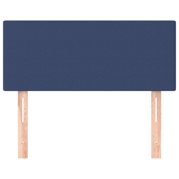 Cabecero de tela azul 100x5x78/88 cm M 3