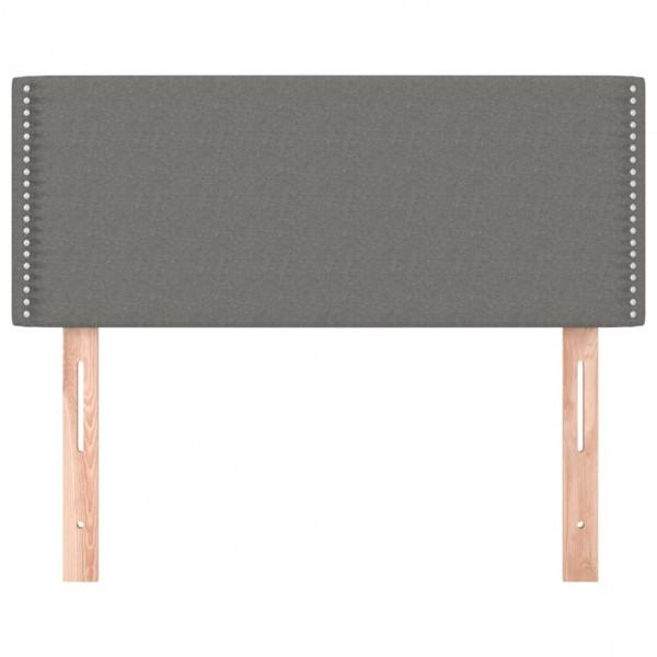 Cabecero de tela gris oscuro 90x5x78/88 cm M 3