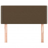 Cabeceira de cama tecido 100x5x78/88 cm castanho 3