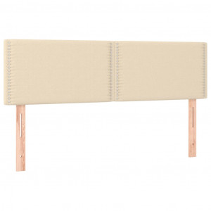 Cabeceros 2 unidades tela color crema 72x5x78/88 cm H