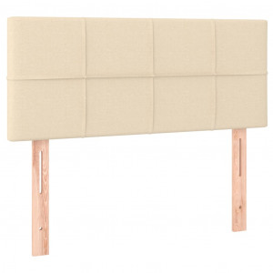 Cabeceira de cama tecido 80x5x78/88 cm creme H