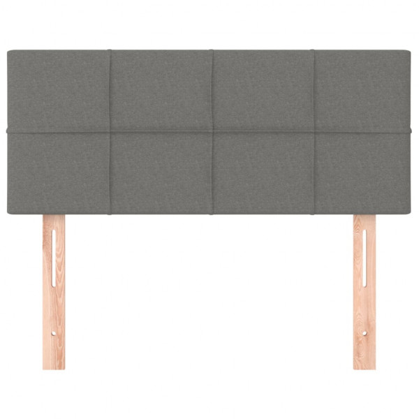Cabecero de tela gris oscuro 90x5x78/88 cm M 3