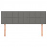 Cabeceros 2 unidades tela gris oscuro 72x5x78/88 cm 3