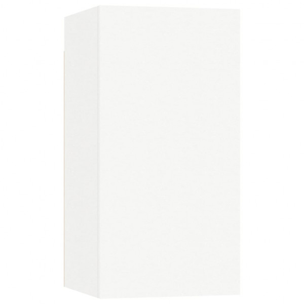 Set de muebles para TV 6 piezas madera contrachapada blanco M 5