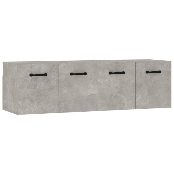 Armarios pared 2 uds contrachapada gris hormigón 80x35x36.5 cm M 2